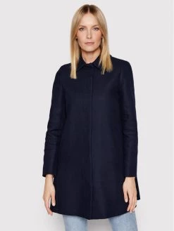 United Colors Of Benetton Γυναίκες Μεταβατικά Παλτά Παλτό μεταβατικό 2JZADN00F Σκούρο μπλε Regular Fit Σκούρο μπλε