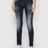 United Colors Of Benetton Γυναίκες Τζιν 4NF1574K5 Γκρι Skinny Fit Γκρι