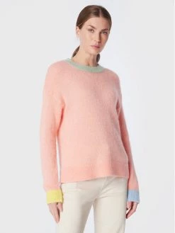 United Colors Of Benetton Γυναίκες Πουλόβερ 1042E102Z Πορτοκαλί Regular Fit Πορτοκαλί