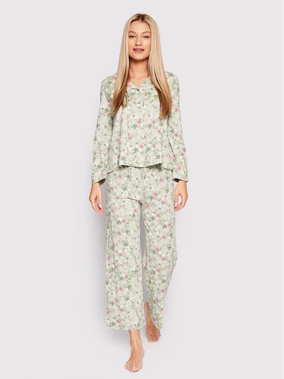 United Colors Of Benetton Γυναίκες Πιτζάμες Σετ Πιτζάμα 3KCA3P2DN Πράσινο Regular Fit Πράσινο 1 United Colors Of Benetton Γυναίκες Πιτζάμες Σετ Πιτζάμα 3KCA3P2DN Πράσινο Regular Fit Πράσινο