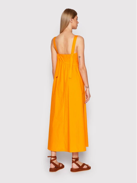 United Colors Of Benetton Γυναίκες Καθημερινά Φορέματα Φόρεμα καθημερινό 4EW7DV01O Πορτοκαλί Regular Fit Πορτοκαλί 3 United Colors Of Benetton Γυναίκες Καθημερινά Φορέματα Φόρεμα καθημερινό 4EW7DV01O Πορτοκαλί Regular Fit Πορτοκαλί - Image 3