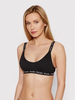 United Colors Of Benetton Γυναίκες Χωρίς Μπανέλα Σουτιέν τοπ 3OP81R1KO Μαύρο Μαύρο