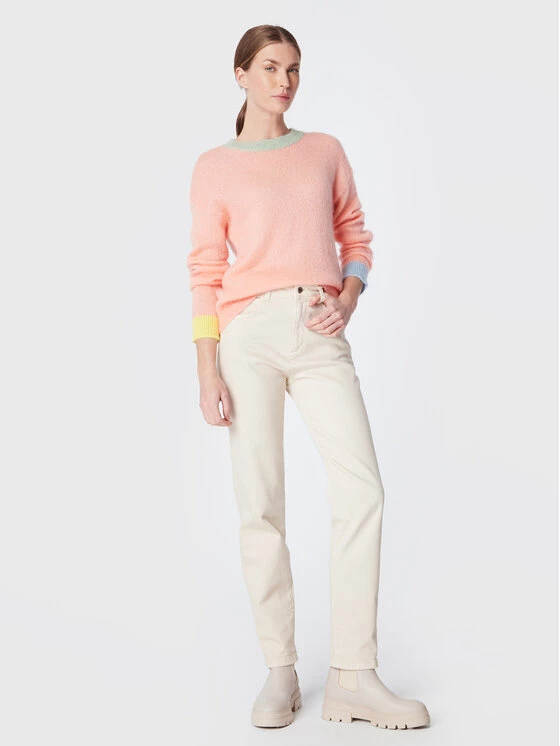 United Colors Of Benetton Γυναίκες Πουλόβερ 1042E102Z Πορτοκαλί Regular Fit Πορτοκαλί 2 United Colors Of Benetton Γυναίκες Πουλόβερ 1042E102Z Πορτοκαλί Regular Fit Πορτοκαλί - Image 2