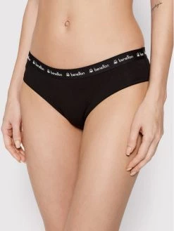 United Colors Of Benetton Γυναίκες Κλασικά Σλιπ Σλιπ κλασικά 3OP81S1U8 Μαύρο Μαύρο