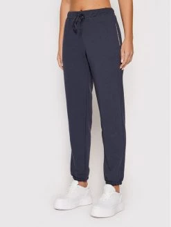 United Colors Of Benetton Γυναίκες Παντελόνια Φόρμας Παντελόνι φόρμας 31NB3F00N Σκούρο μπλε Regular Fit Σκούρο μπλε