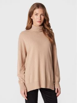 United Colors Of Benetton Γυναίκες Ζιβάγκο 1035D201I Μπεζ Relaxed Fit Μπεζ