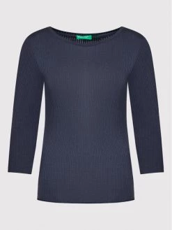 United Colors Of Benetton Γυναίκες Μπλουζάκια Μπλουζάκι 3KQ43M01L Σκούρο μπλε Slim Fit Σκούρο μπλε -United Colors Of Benetton Κατάστημα unnamed file 719