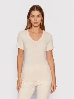 United Colors Of Benetton Γυναίκες T-shirts T-Shirt 3KQ43M01K Μπεζ Slim Fit Μπεζ