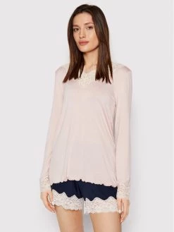 United Colors Of Benetton Γυναίκες Μπλούζες & Μπλουζάκια Πιτζάμας Μπλούζα πιτζάμας 3Z123M856 Ροζ Regular Fit Ροζ