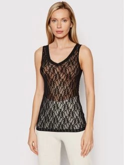 United Colors Of Benetton Γυναίκες Tops Τοπ 39T51H409 Μαύρο Slim Fit Μαύρο