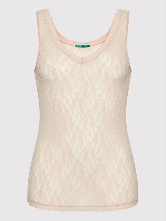 United Colors Of Benetton Γυναίκες Tops Τοπ 39T51H409 Ροζ Slim Fit Ροζ 5 United Colors Of Benetton Γυναίκες Tops Τοπ 39T51H409 Ροζ Slim Fit Ροζ - Image 5