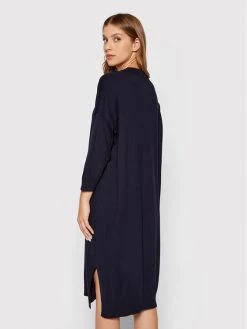 United Colors Of Benetton Γυναίκες Πλεκτά Φορέματα Φόρεμα υφασμάτινο 102MDV007 Σκούρο μπλε Regular Fit Σκούρο μπλε -United Colors Of Benetton Κατάστημα unnamed file 767