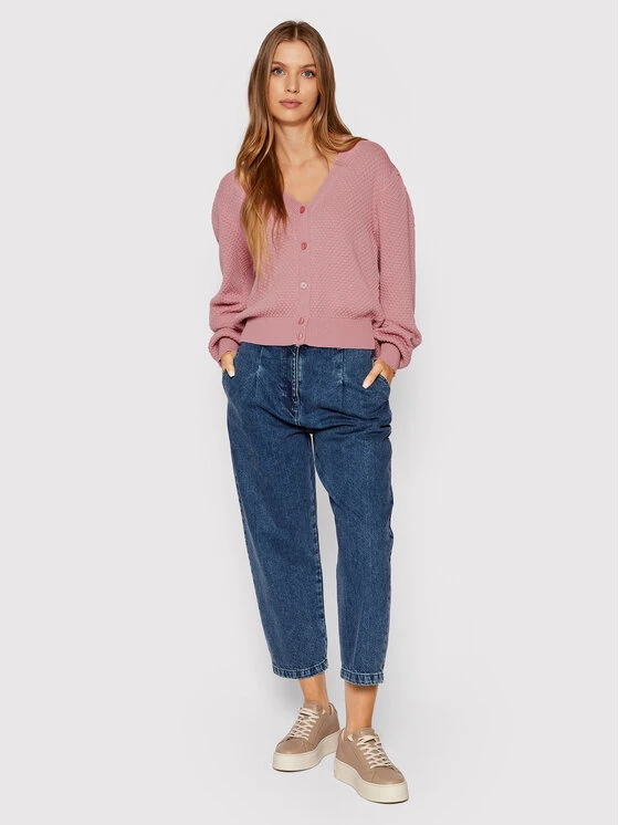 United Colors Of Benetton Γυναίκες Ζακέτες Ζακέτα 105FD600B Ροζ Regular Fit Ροζ 2 United Colors Of Benetton Γυναίκες Ζακέτες Ζακέτα 105FD600B Ροζ Regular Fit Ροζ - Image 2