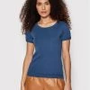 United Colors Of Benetton Γυναίκες T-shirts T-Shirt 1091D1M10 Σκούρο μπλε Regular Fit Σκούρο μπλε