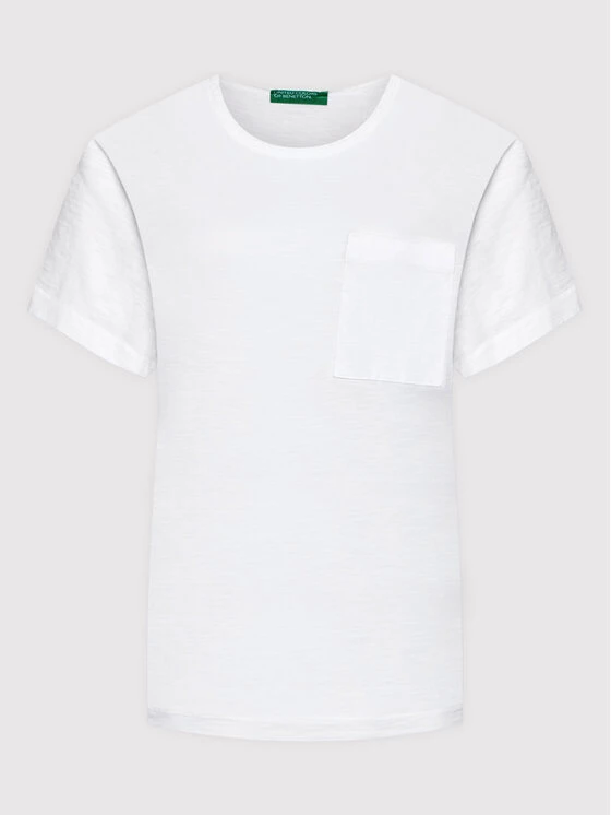 United Colors Of Benetton Γυναίκες T-shirts T-Shirt 3BVXE18A0 Λευκό Relaxed Fit Λευκό 5 United Colors Of Benetton Γυναίκες T-shirts T-Shirt 3BVXE18A0 Λευκό Relaxed Fit Λευκό - Image 5