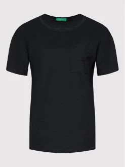 United Colors Of Benetton Γυναίκες T-shirts T-Shirt 3BVXE18A0 Μαύρο Relaxed Fit Μαύρο -United Colors Of Benetton Κατάστημα unnamed file 856