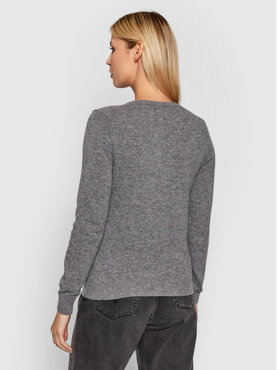 United Colors Of Benetton Γυναίκες Πουλόβερ 1002D1K01 Γκρι Regular Fit Γκρι 3 United Colors Of Benetton Γυναίκες Πουλόβερ 1002D1K01 Γκρι Regular Fit Γκρι - Image 3