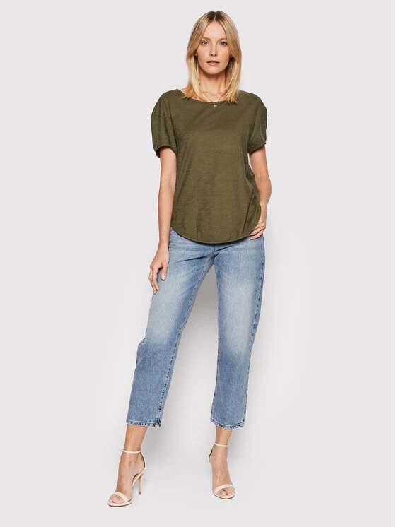 United Colors Of Benetton Γυναίκες T-shirts T-Shirt 3BVXE19E6 Πράσινο Oversize Πράσινο 2 United Colors Of Benetton Γυναίκες T-shirts T-Shirt 3BVXE19E6 Πράσινο Oversize Πράσινο - Image 2