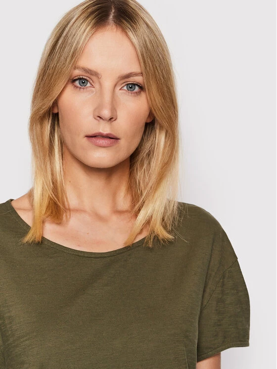 United Colors Of Benetton Γυναίκες T-shirts T-Shirt 3BVXE19E6 Πράσινο Oversize Πράσινο 4 United Colors Of Benetton Γυναίκες T-shirts T-Shirt 3BVXE19E6 Πράσινο Oversize Πράσινο - Image 4