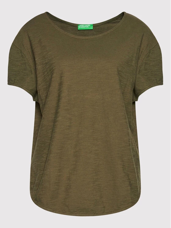 United Colors Of Benetton Γυναίκες T-shirts T-Shirt 3BVXE19E6 Πράσινο Oversize Πράσινο 5 United Colors Of Benetton Γυναίκες T-shirts T-Shirt 3BVXE19E6 Πράσινο Oversize Πράσινο - Image 5