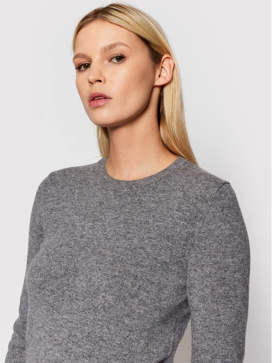 United Colors Of Benetton Γυναίκες Πουλόβερ 1002D1K01 Γκρι Regular Fit Γκρι 4 United Colors Of Benetton Γυναίκες Πουλόβερ 1002D1K01 Γκρι Regular Fit Γκρι - Image 4
