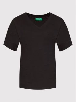 United Colors Of Benetton Γυναίκες T-shirts T-Shirt 3BVXE4265 Μαύρο Regular Fit Μαύρο -United Colors Of Benetton Κατάστημα unnamed file 906