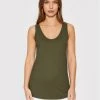 United Colors Of Benetton Γυναίκες Tops Τοπ 3BVXE8430 Πράσινο Regular Fit Πράσινο