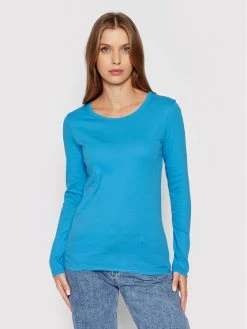 United Colors Of Benetton Γυναίκες Μπλουζάκια Μπλουζάκι 3GA2E16F9 Μπλε Regular Fit Μπλε