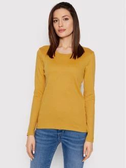 United Colors Of Benetton Γυναίκες Μπλουζάκια Μπλουζάκι 3GA2E16F9 Κίτρινο Regular Fit Κίτρινο