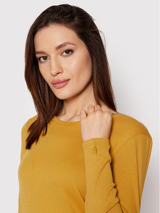 United Colors Of Benetton Γυναίκες Μπλουζάκια Μπλουζάκι 3GA2E16F9 Κίτρινο Regular Fit Κίτρινο 4 United Colors Of Benetton Γυναίκες Μπλουζάκια Μπλουζάκι 3GA2E16F9 Κίτρινο Regular Fit Κίτρινο - Image 4