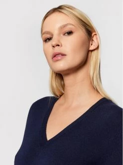 United Colors Of Benetton Γυναίκες Πουλόβερ 1002D4488 Σκούρο μπλε Regular Fit Σκούρο μπλε -United Colors Of Benetton Κατάστημα unnamed file 99